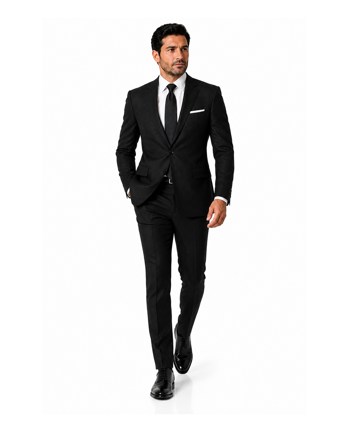 Black Tonal Cerimonia Suit