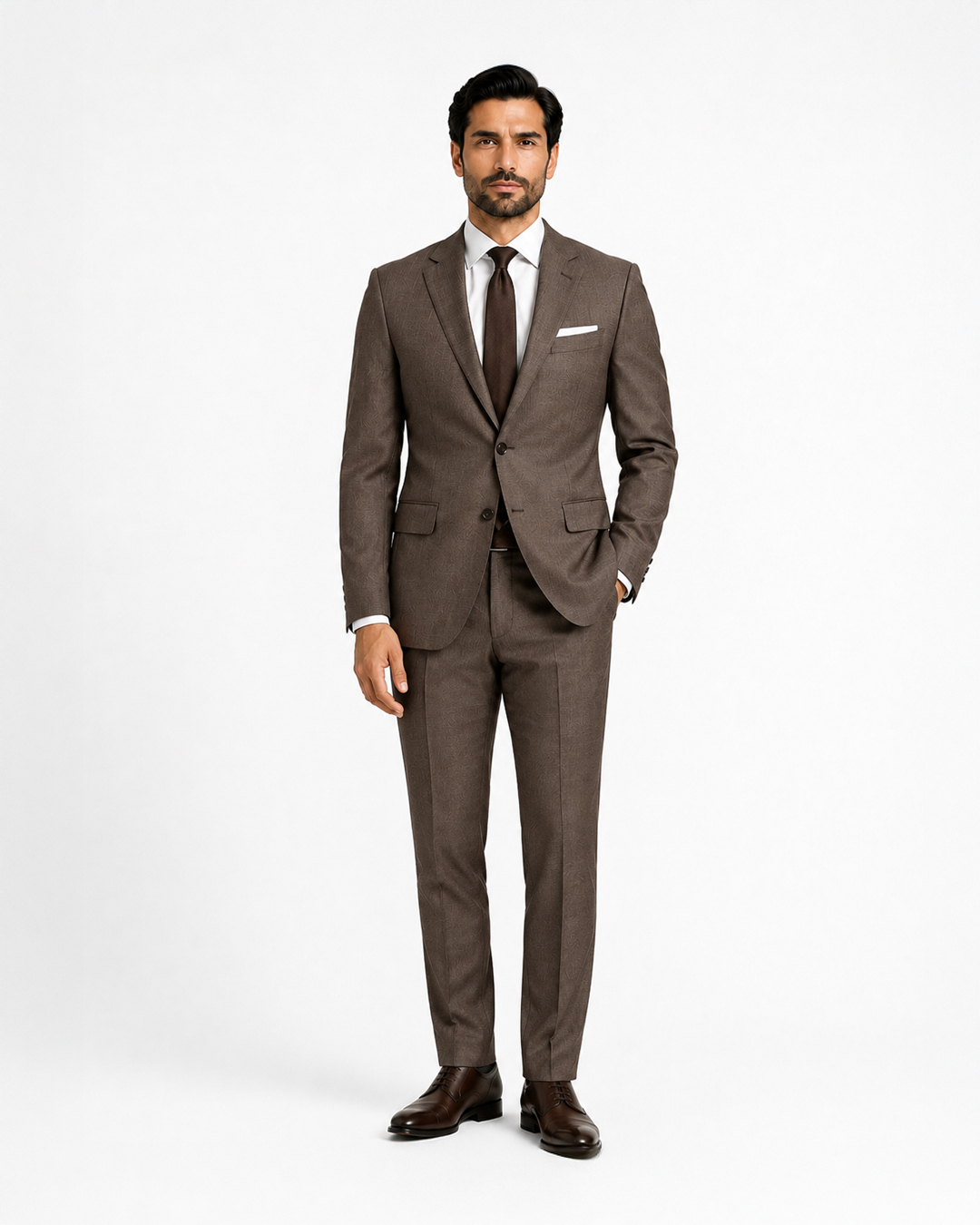 Brown Executive Two-Piece Suit