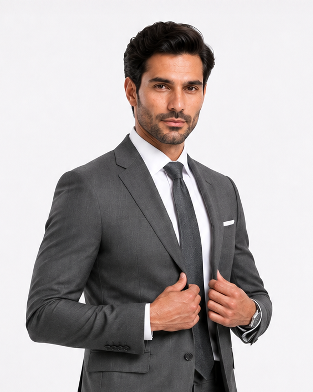 Charcoal Two-Piece Executive Suit
