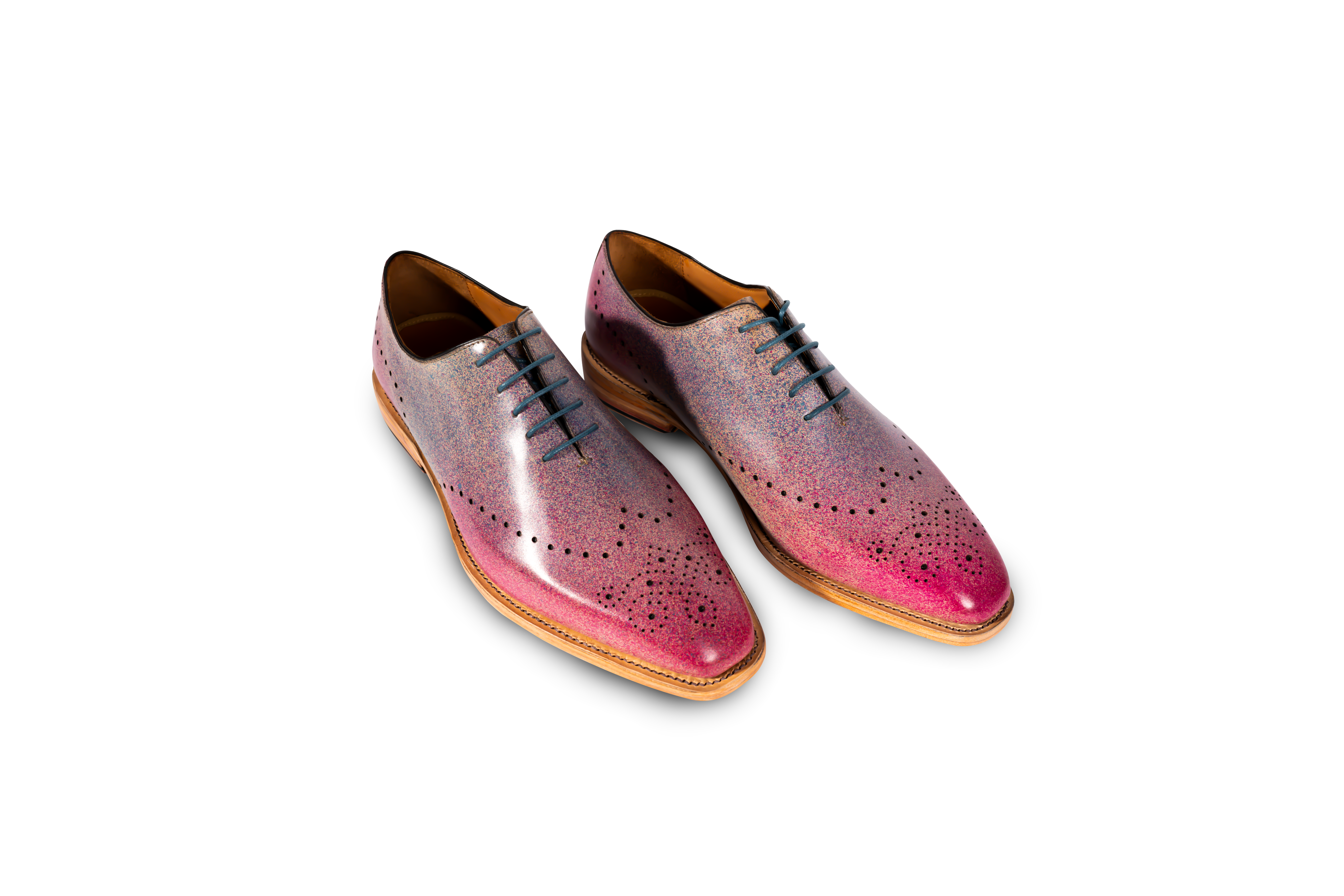 Richelieus brogues patinés