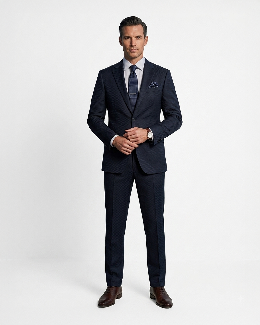 Midnight Pattern Cerimonia Suit