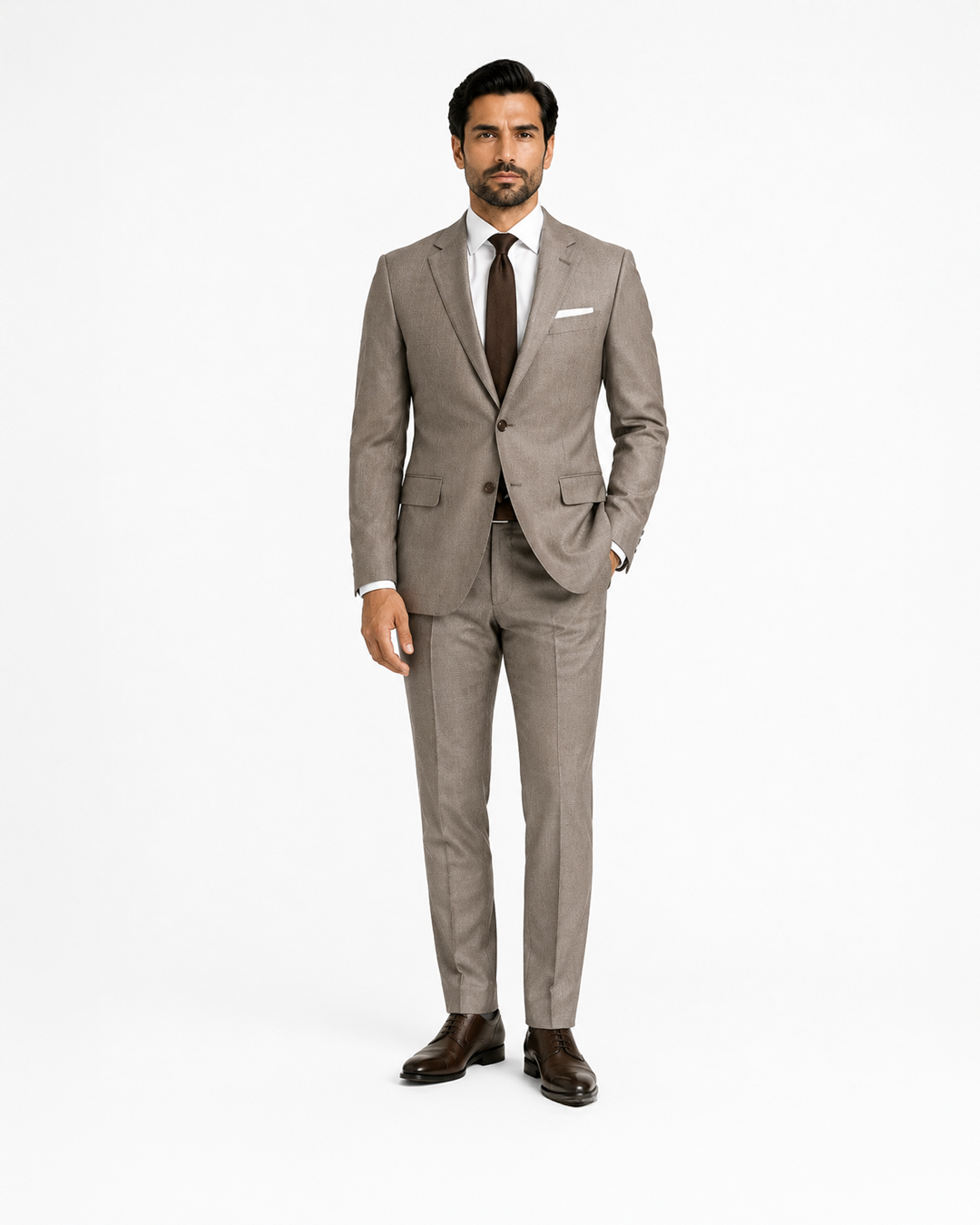 Taupe Business Suit