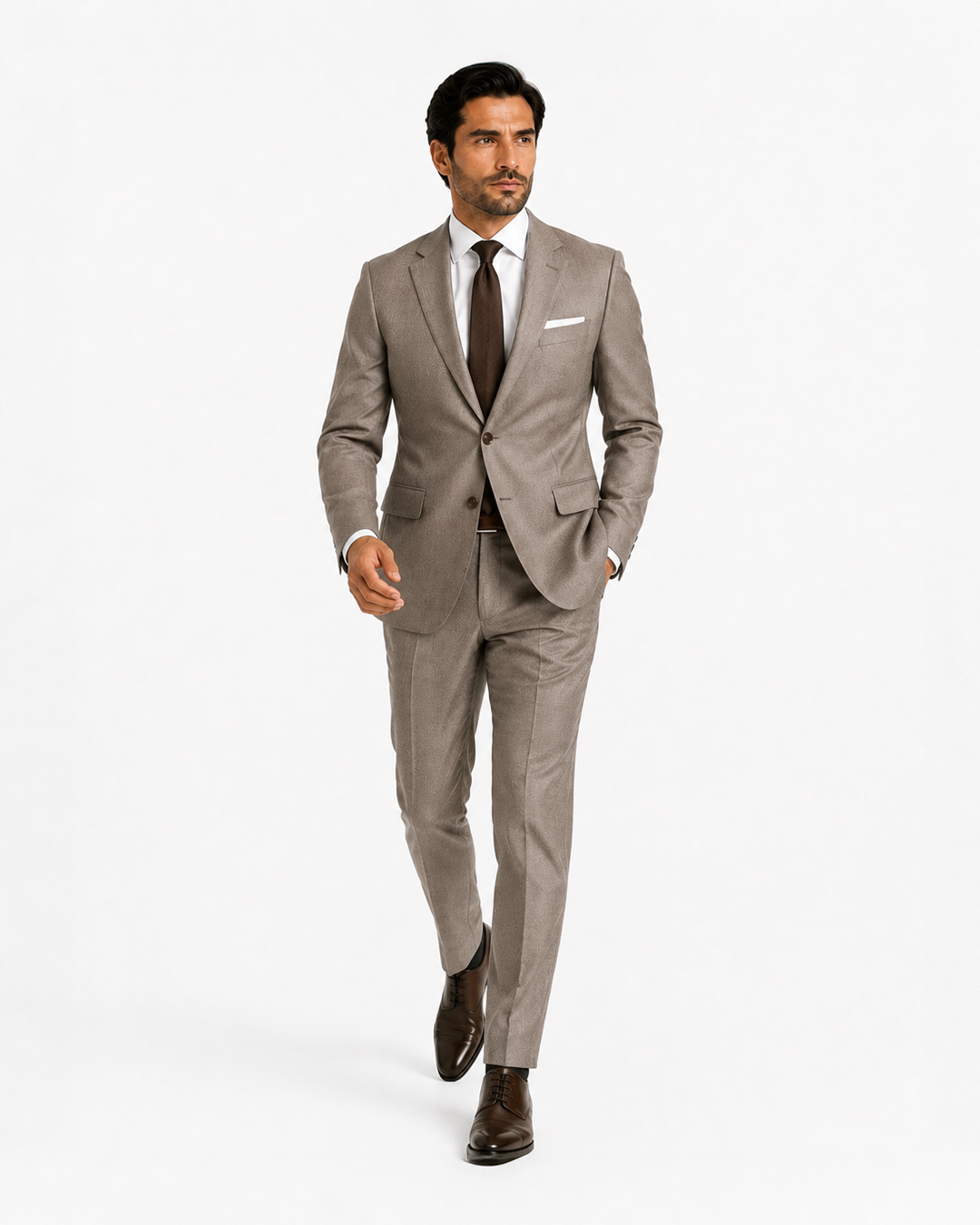 Taupe Business Suit